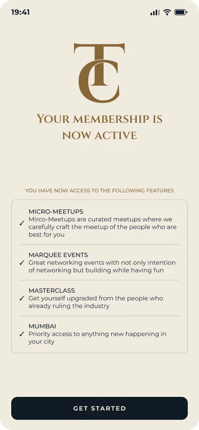 The Charter: Membership activated